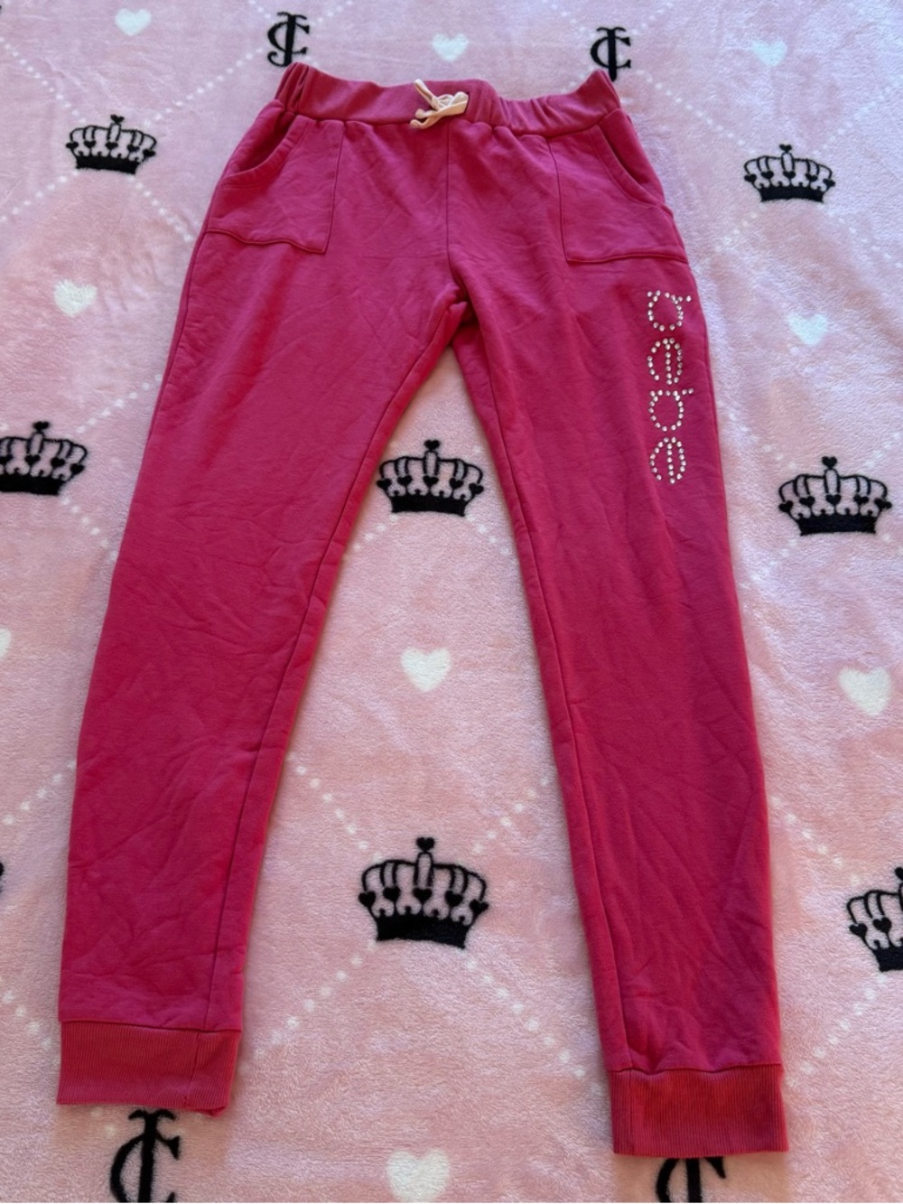 Bebe Rhinestone Joggers